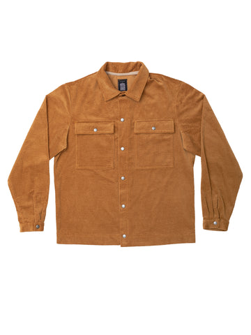 Camel Cord Over Shirt