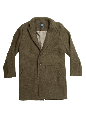 Green Bastian Wool Coat